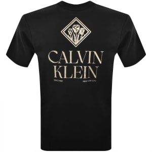 Image number 5 for Calvin Klein Jeans Graphic T Shirt Black