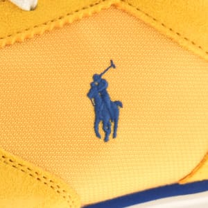 Image number 4 for Ralph Lauren Varick Trainers Yellow