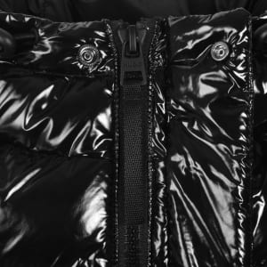 Image number 4 for HUGO Balto Gloss Puffer Jacket Black