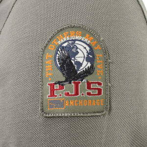 Image number 4 for Parajumpers Gangapuma Polo T Shirt Grey