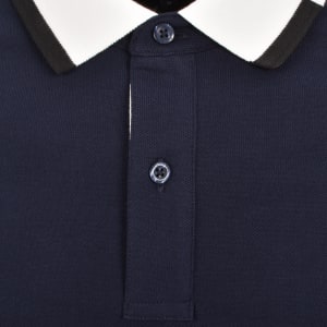 Image number 4 for Tommy Hilfiger Grafic Collar Polo T Shirt Navy