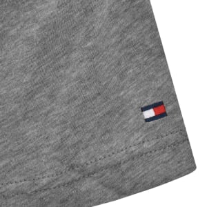 Image number 4 for Tommy Hilfiger Logo Slim Fit T Shirt Grey