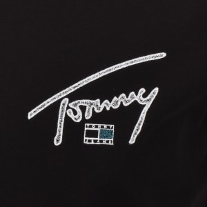 Image number 4 for Tommy Jeans Signature Backprint T Shirt Black