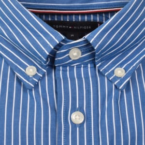 Image number 4 for Tommy Hilfiger Core Hairline Stripe Shirt Blue