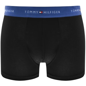 Image number 4 for Tommy Hilfiger Underwear 7 Pack Trunks Black