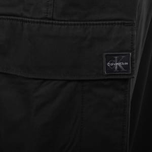 Image number 4 for Calvin Klein Jeans Skinny Fit Cargo Trousers Black