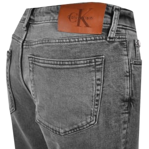 Image number 4 for Calvin Klein Jeans Slim Fit Straight Jeans Grey