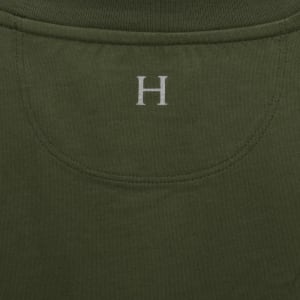 Image number 4 for Hackett Small Logo T Shirt Green