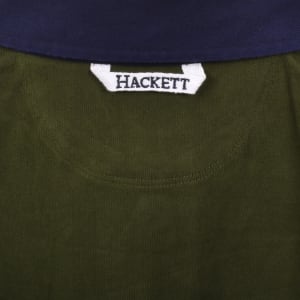 Image number 5 for Hackett Peaks Rugby Polo T Shirt Green