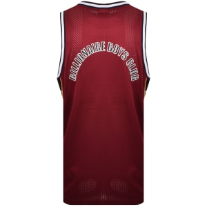 Image number 5 for Billionaire Boys Club Mesh Baseball Vest Red