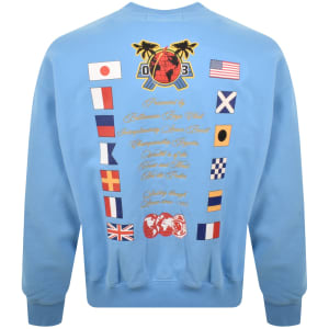 Image number 5 for Billionaire Boys Club Regatta Sweatshirt Blue