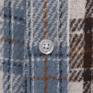 Image number 4 for Billionaire Boys Club Patchwork Check Shirt Brown