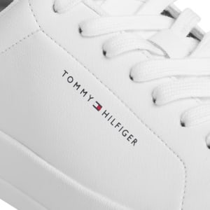 Image number 4 for Tommy Hilfiger Court Trainers White