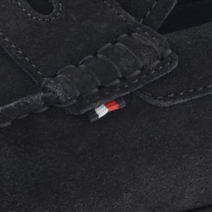 Image number 4 for Tommy Hilfiger Suede Driver Shoes Navy
