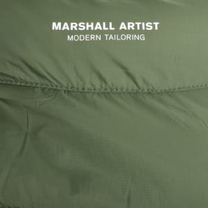 Image number 4 for Marshall Artist Oakdale Bubble Gilet Khaki Green