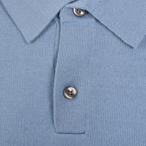 Image number 4 for Calvin Klein Knit Polo T Shirt Blue