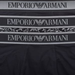 Image number 5 for Emporio Armani 3 Pack Boxers Navy