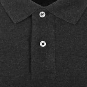 Image number 4 for Ralph Lauren Long Sleeved Polo T Shirt Grey