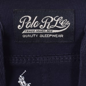 Image number 4 for Ralph Lauren Patterned Lounge Shorts Navy