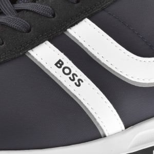 Image number 4 for BOSS Zayn Trainers Dark Blue