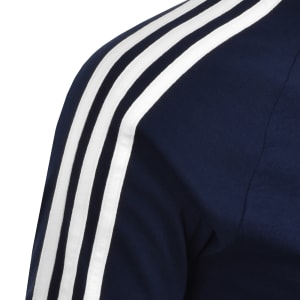 Image number 4 for adidas Originals 3 Stripes Ringer T Shirt Navy