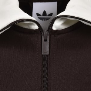 Image number 4 for adidas Originals Three Stripes Track Top Brown