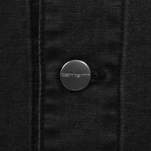 Image number 4 for Carhartt WIP Mitch Shirt Jacket Washed Black