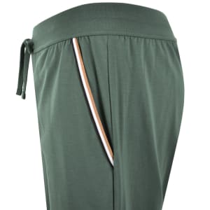 Image number 5 for BOSS Unique Jersey Shorts Dark Green