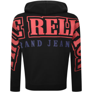 Image number 5 for True Religion Arch Logo Zip Hoodie Black