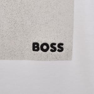 Image number 4 for BOSS Tennis Artwork Relaxed T Shirt White