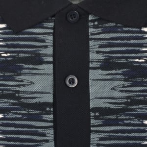 Image number 4 for Fred Perry Soundwave Polo T Shirt Blue