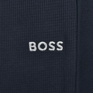 Image number 4 for BOSS Waffle Long Set Navy