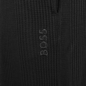 Image number 4 for BOSS Waffle Structure Joggers Black