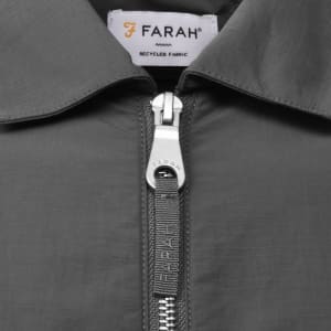 Image number 4 for Farah Fintoni Long Sleeve Overshirt Grey