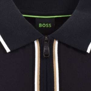 Image number 4 for BOSS Slim Fit Philix Polo T Shirt Navy