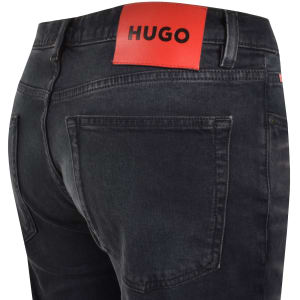 Image number 4 for HUGO 734 Extra Slim Jeans Dark Wash Blue