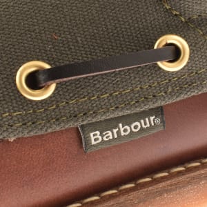 Image number 4 for Barbour Deck Boat Shoe Mahogany Brown