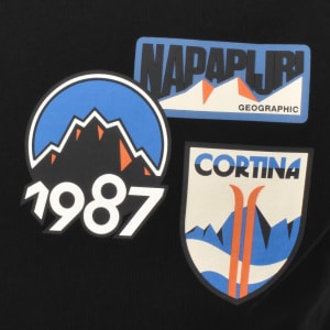 Image number 4 for Napapijri S-Montepiana T Shirt Black