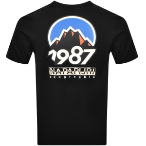 Image number 5 for Napapijri S-Montepiana T Shirt Black