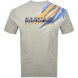 Image number 5 for Napapijri S-Fiemme T Shirt Grey