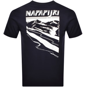 Image number 5 for Napapijri S-Guide T Shirt Blue Marine