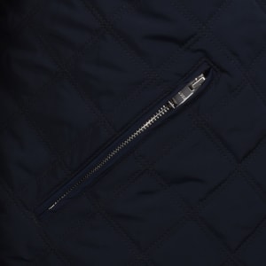 Image number 4 for BOSS Reversible Quilted Jacket Navy