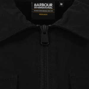 Image number 4 for Barbour International Arkle Overshirt Black