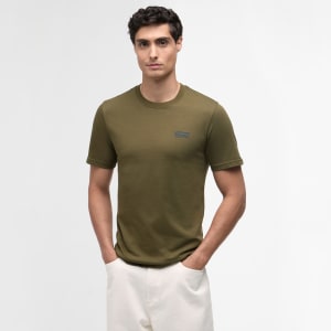 Image number 4 for Barbour International Small Logo T Shirt Green