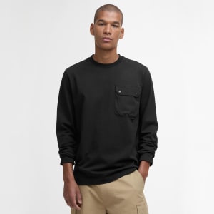 Image number 5 for Barbour Leazes T Shirt Black