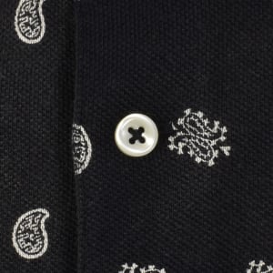 Image number 4 for Ralph Lauren Bandana Print Polo T Shirt Black