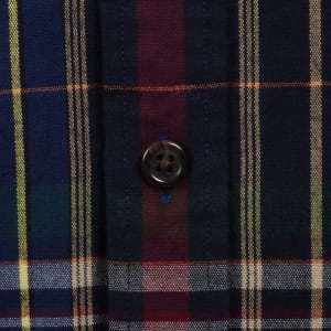 Image number 4 for Ralph Lauren Check Long Sleeve Shirt Navy