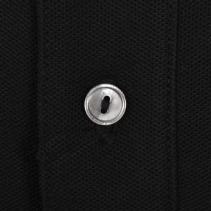 Image number 4 for Psycho Bunny Textured Collar Polo T Shirt Black