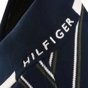 Image number 5 for Tommy Hilfiger Grafic Collar Polo T Shirt Navy