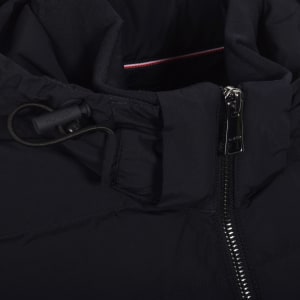 Image number 4 for Tommy Hilfiger Mixed Media Jacket Navy